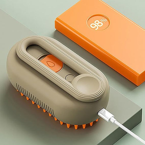 Cepillo Vapor 3 en 1 Perros Gatos Portátil